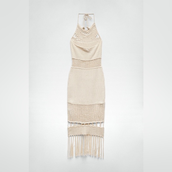 New with tags limited edition Fringe crochet dress - Picture 2 of 4